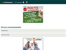 Tablet Screenshot of forum.e-sochaczew.pl